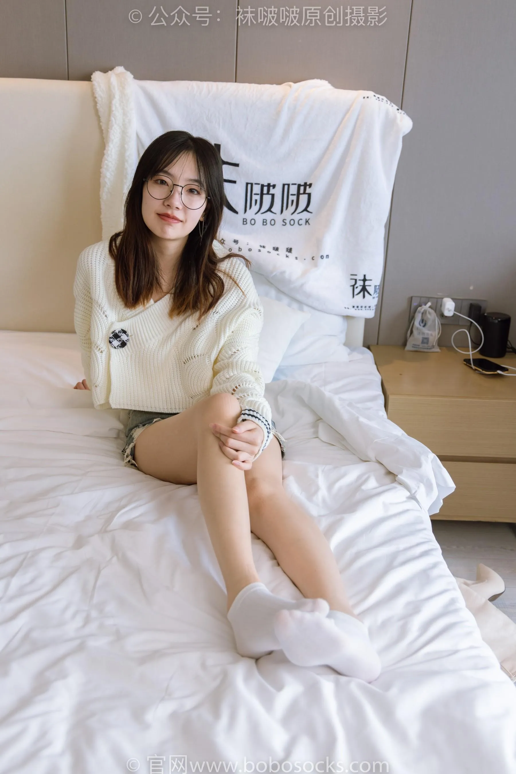 [BoBoSocks袜啵啵]NO.222 小甜豆-长靴、白棉袜、裸足[23] [47P]插图5
